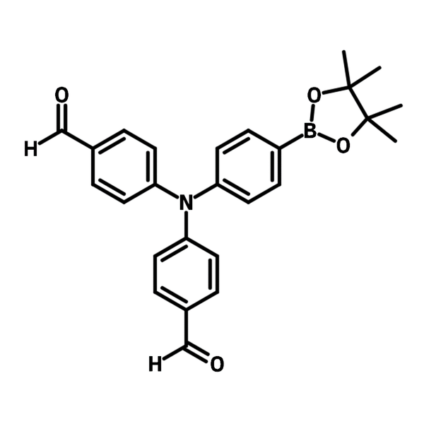 4,4'-((4-(4,4,5,5-Tetramethyl-1,3,2-dioxaborolan-2-yl)phenyl)azanediyl)dibenzaldehyde B3641