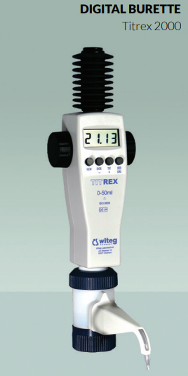 Digital Burette "Titrex 2000", standard version Witeg