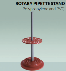 Rotary Pipette Stand, PP, 94 holes F189570000 Bel-Art
