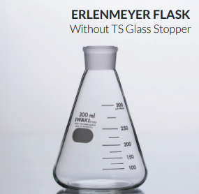 PA 5021 Erlenmeyer Flask, With Out Glass Stopper,  Iwaki