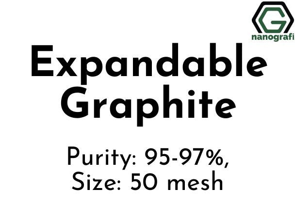 Expandable Graphite, Purity: 95-97%, Size: 50 mesh - Nanografi Advanced Materials