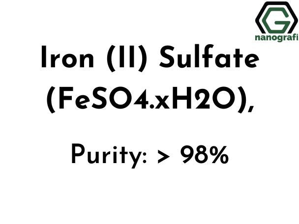 Iron (II) Sulfate (FeSO4.xH2O), Purity: > 98% - Nanografi Advanced Materials