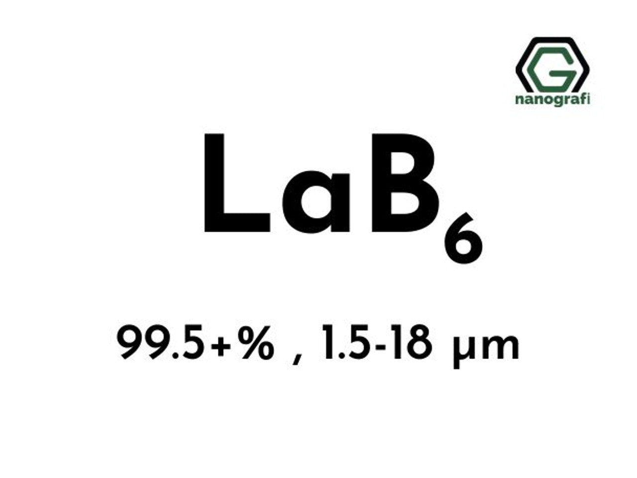 NG 7.03.01.Lanthanum Hexaboride (LaB6) Powder
Lanthanum Hexaboride (LaB6) Micron Powder, High Purity: 99.5+%, Size: 1.5-18 µm 25 g