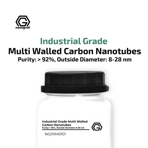 NG 2.07.01.MWCNT, >92%
Industrial Grade Multi Walled Carbon Nanotubes, Purity: > 92%, Outside Diameter: 8-28 nm 25 g