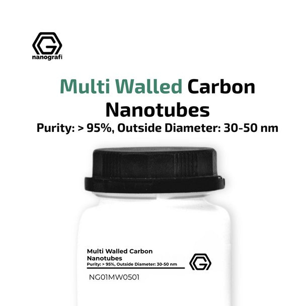 NG 2.07.02.MWCNT, >95%
Multi Walled Carbon Nanotubes, Purity: > 95%, Outside Diameter: 30-50 nm 1 g