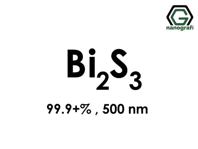NG 5.01.03.Bismuth Sulfide (Bi2S3)
Nanoparticles Bismuth (III) Sulfide (Bi2S3) Nanopowder/Nanoparticles, Purity: 99.9+%, Size: 500 nm 25 g