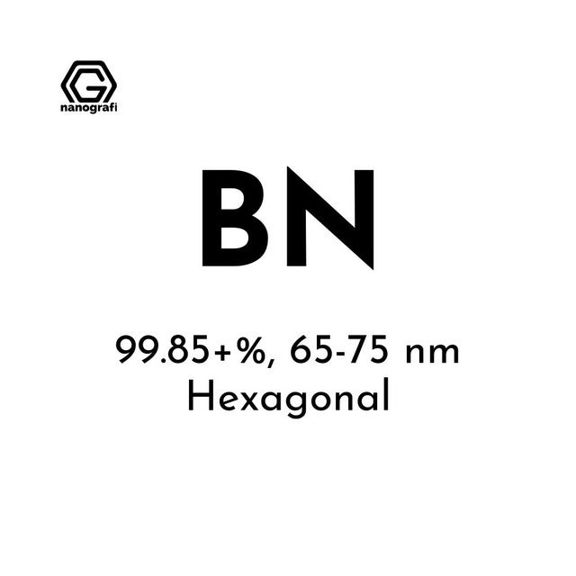 NG 5.01.05.Boron Nitride (BN)
Nanoparticles Boron Nitride (BN) Nanopowder/Nanoparticles, Purity: 99.85+%, Size: 65-75 nm, Hexagonal 5 g