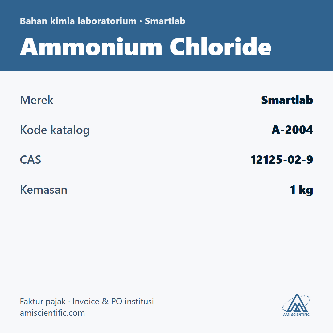 Ammonium Chloride, CAS 12125-02-9, 1 kg – Smartlab A-2004