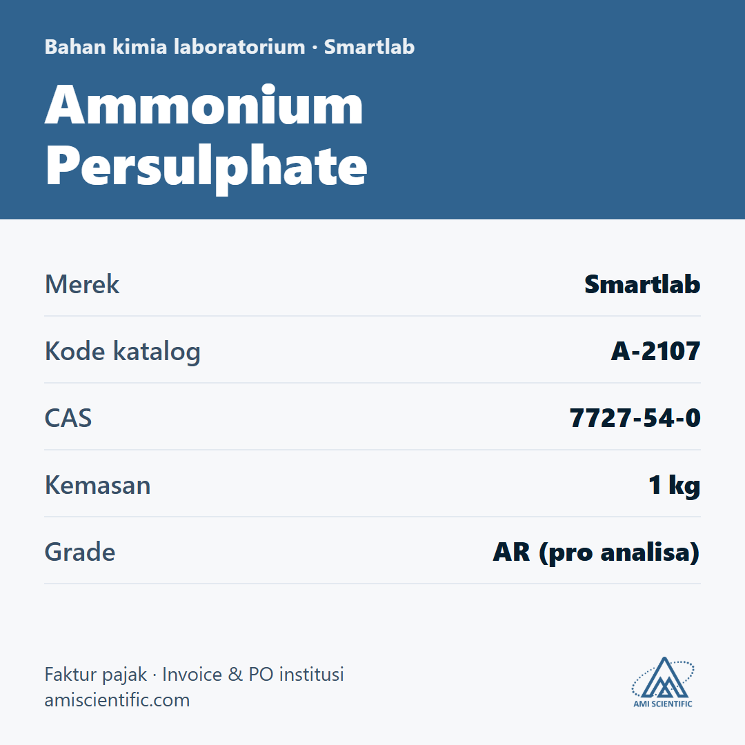 Ammonium Persulphate, CAS 7727-54-0, 1 kg – Smartlab A-2107