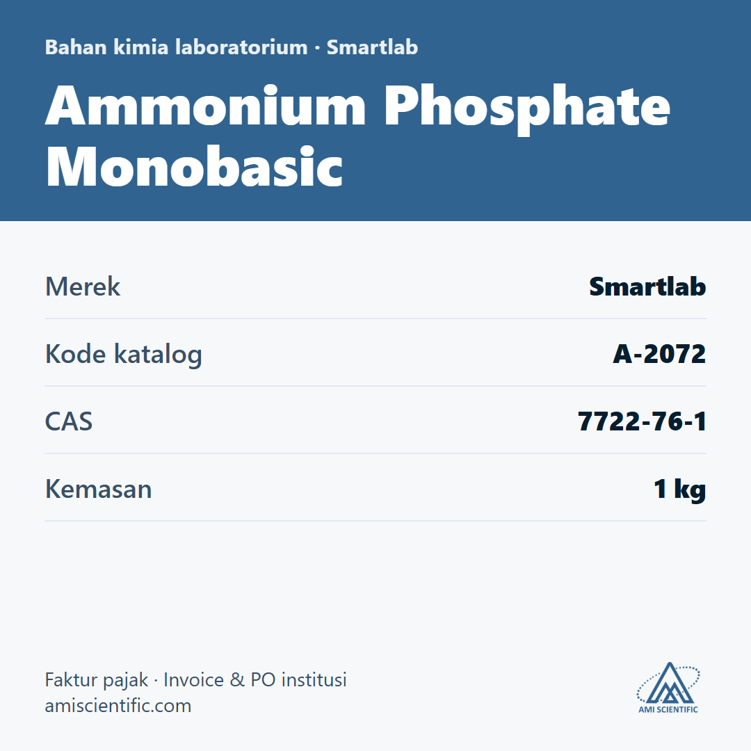 Ammonium Phosphate Monobasic, CAS 7722-76-1, 1 kg – Smartlab A-2072