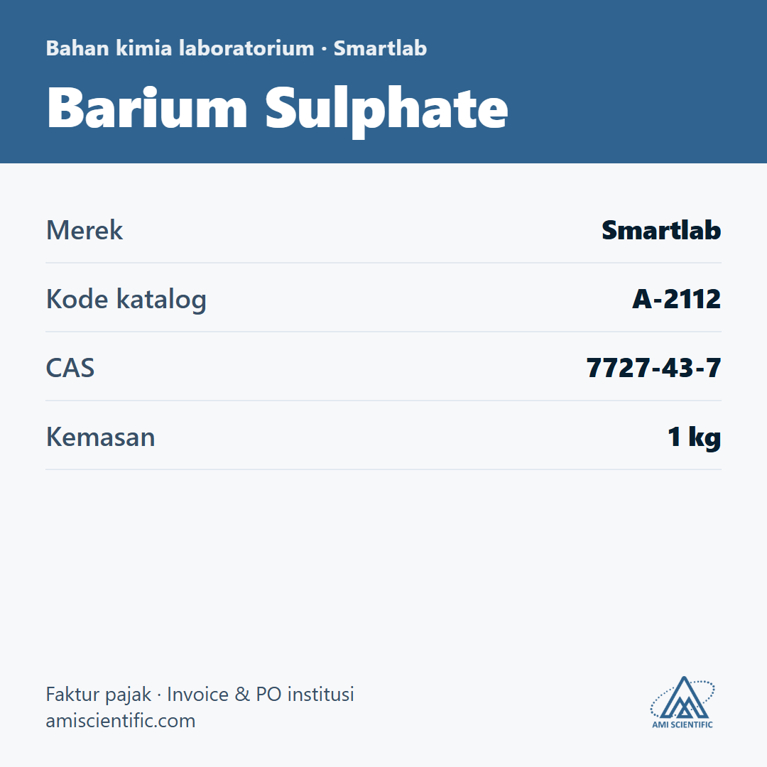 Barium Sulphate, CAS 7727-43-7, 1 kg – Smartlab A-2112