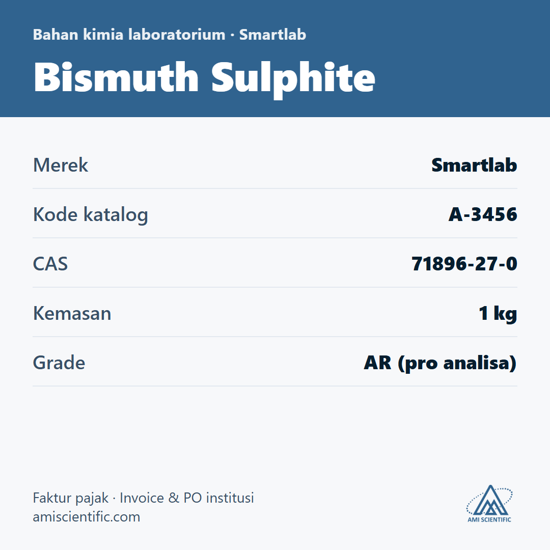 Bismuth Sulphite, CAS 71896-27-0, 1 kg – Smartlab A-3456