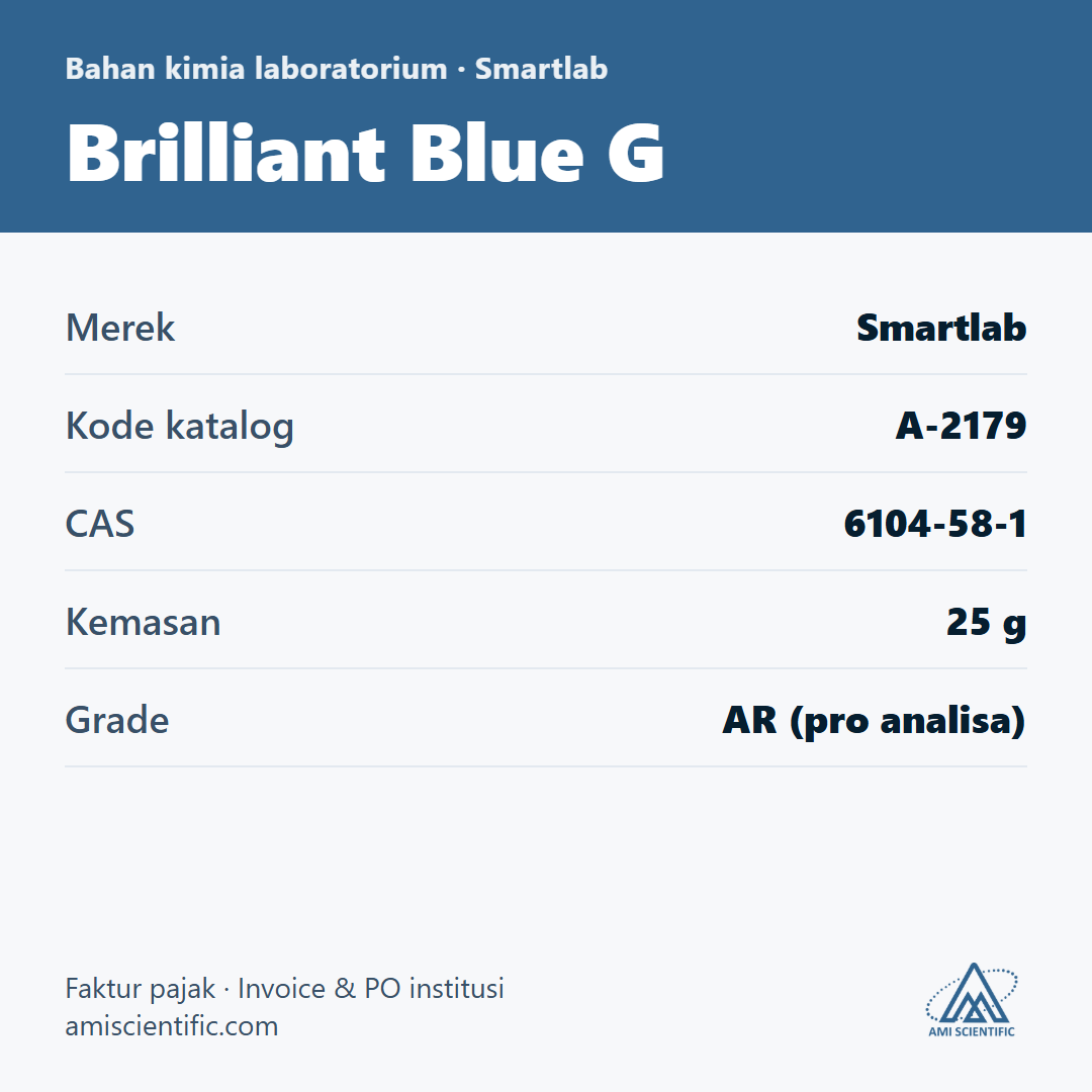 Brilliant Blue G, CAS 6104-58-1, 25 g – Smartlab A-2179