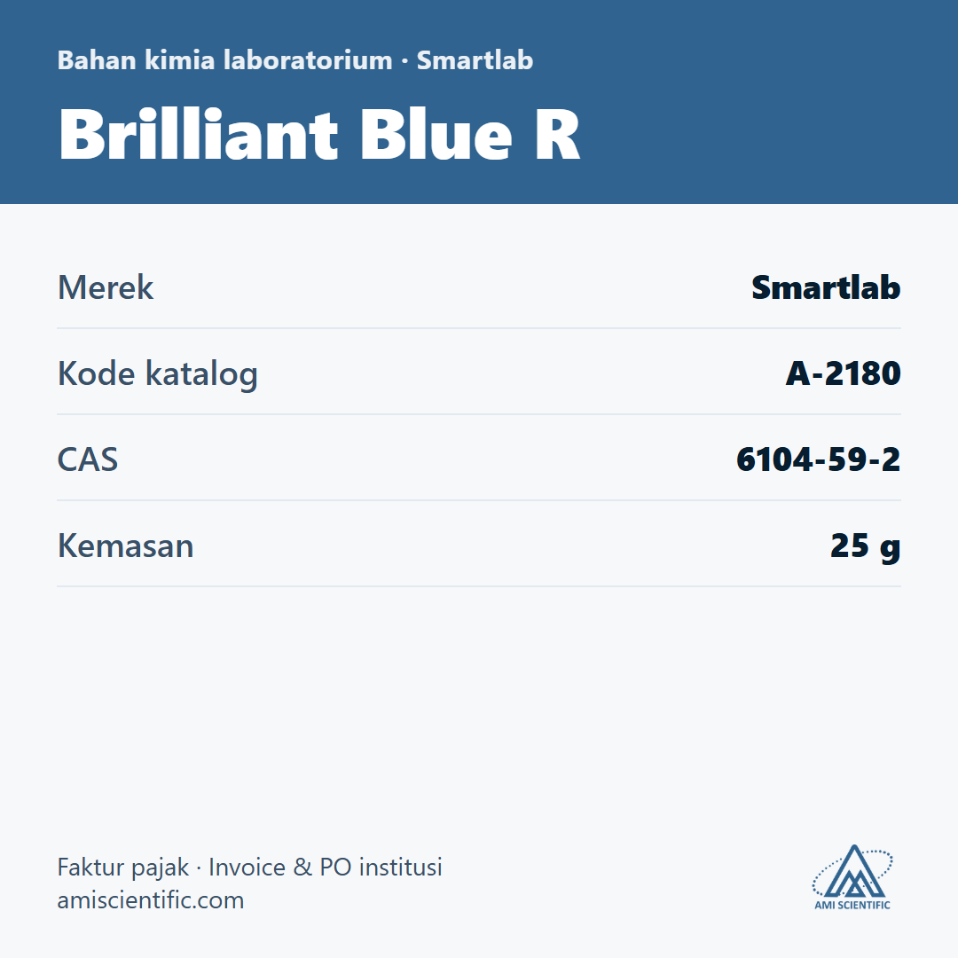 Brilliant Blue R, CAS 6104-59-2, 25 g – Smartlab A-2180