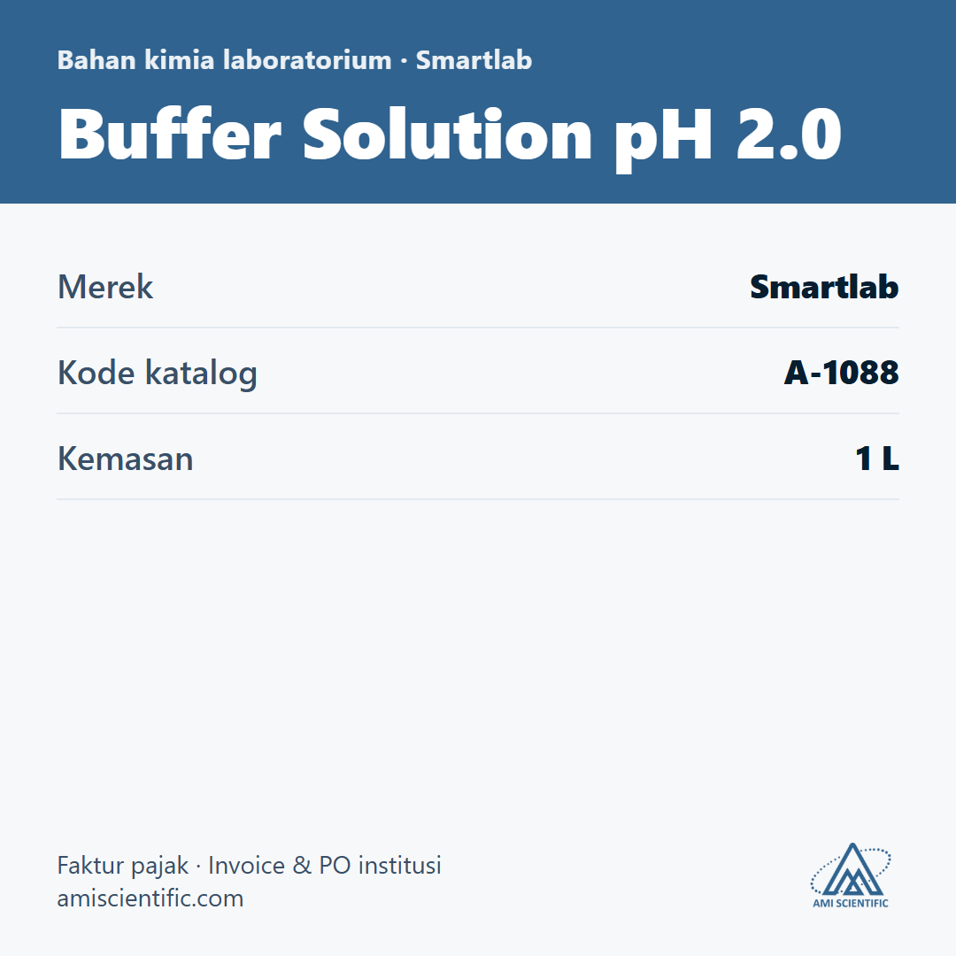Buffer Solution pH 2.0, 1 L – Smartlab A-1088