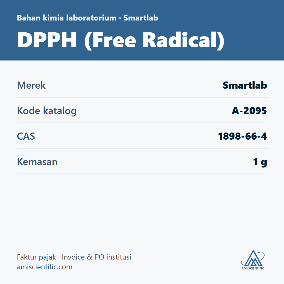DPPH (Free Radical), CAS 1898-66-4, 1 g – Smartlab A-2095