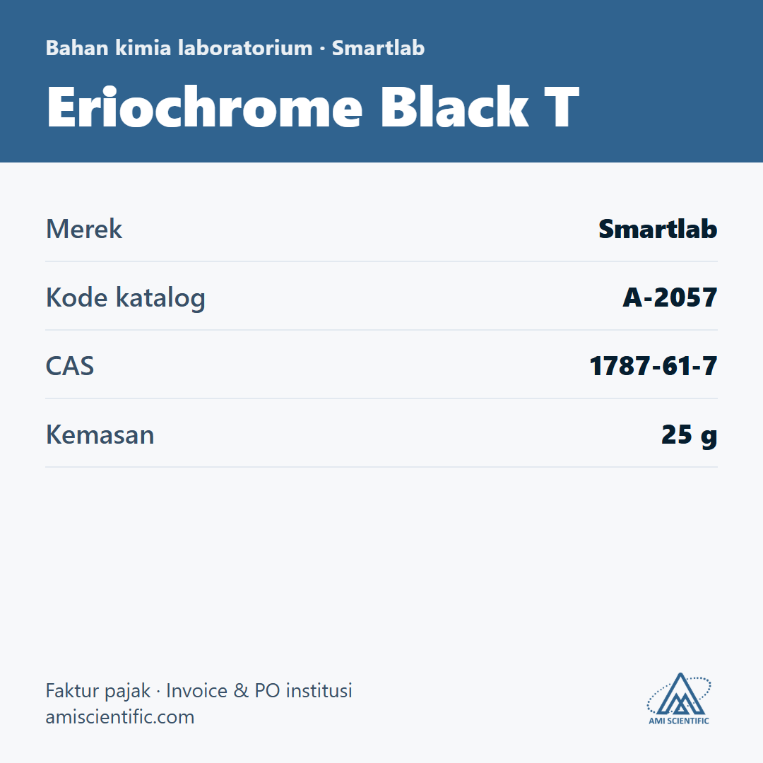 Eriochrome Black T, CAS 1787-61-7, 25 g – Smartlab A-2057