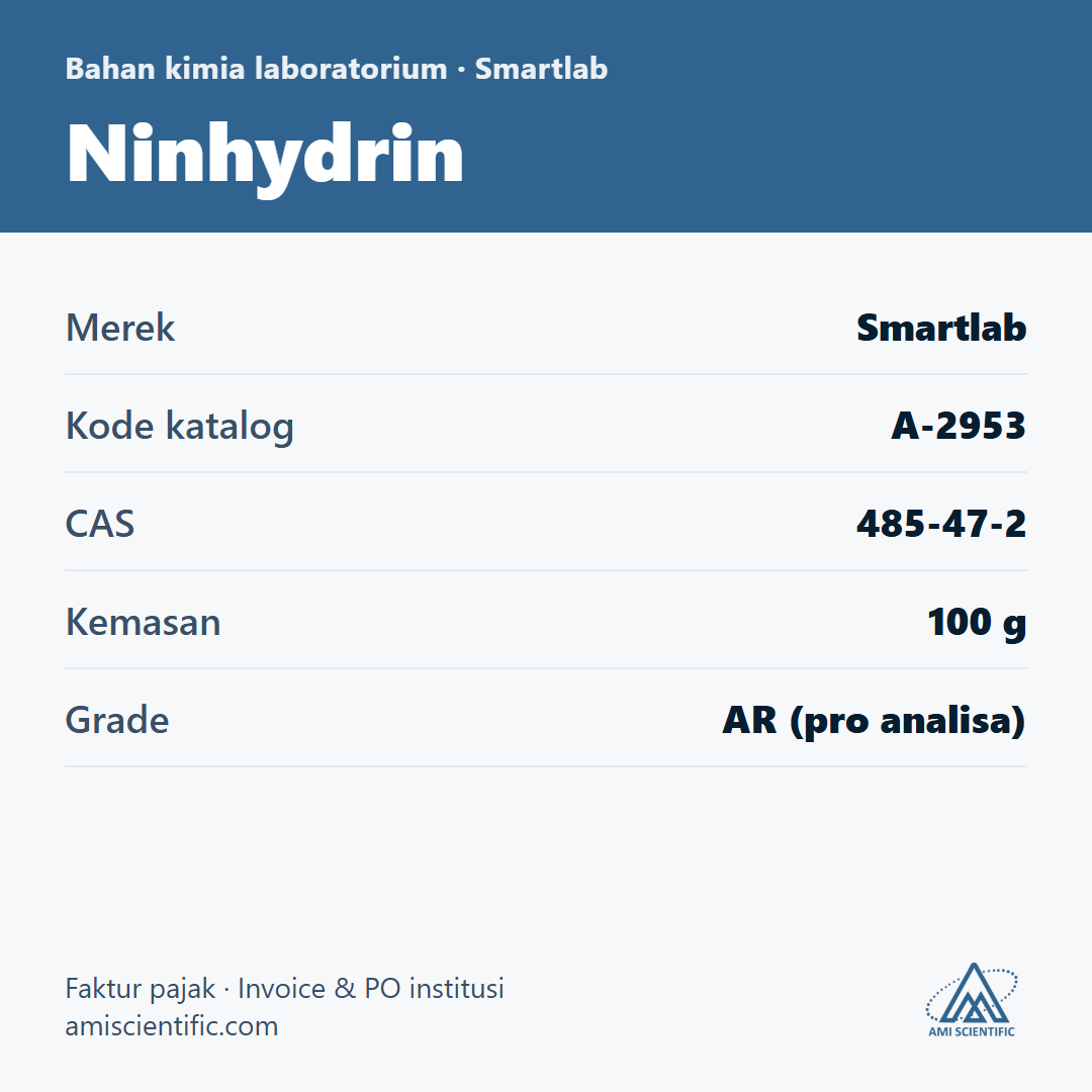 Ninhydrin, CAS 485-47-2, 100 g – Smartlab A-2953