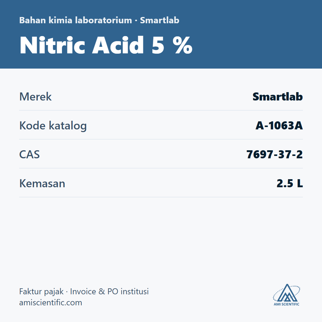 Nitric Acid 5 %, CAS 7697-37-2, 2.5 L – Smartlab A-1063A