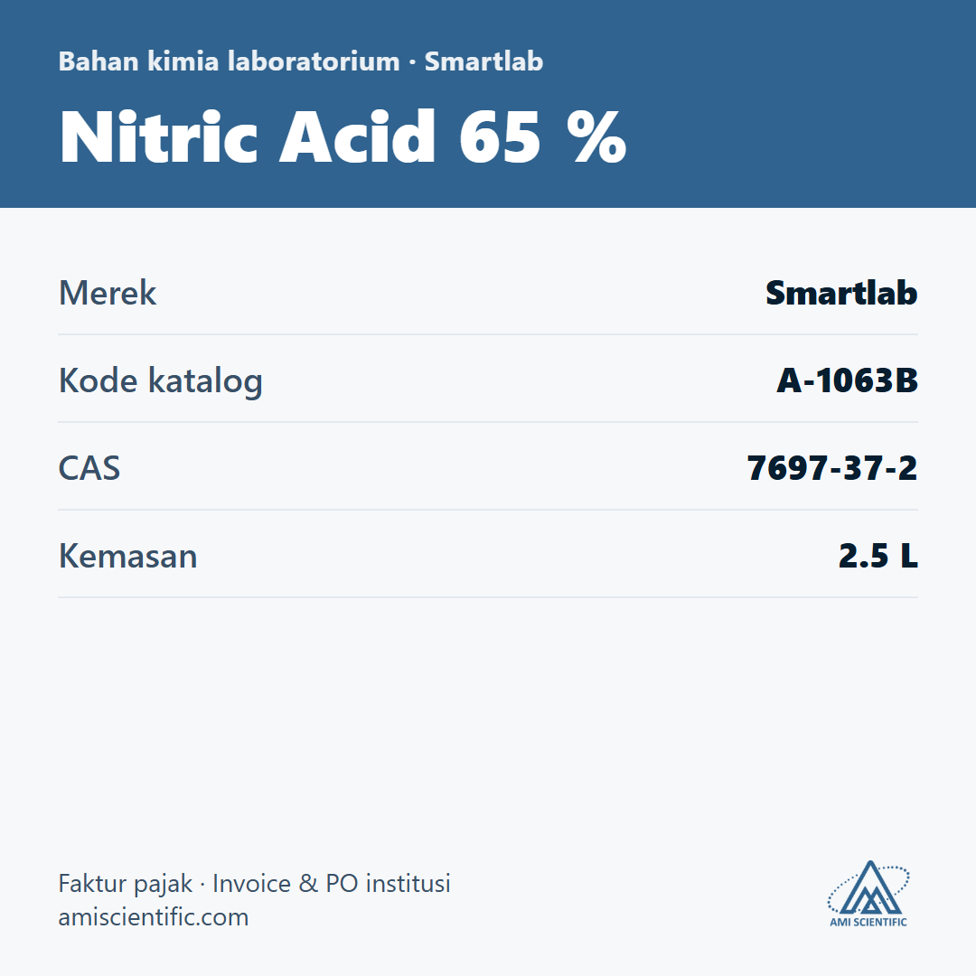 Nitric Acid 65 %, CAS 7697-37-2, 2.5 L – Smartlab A-1063B