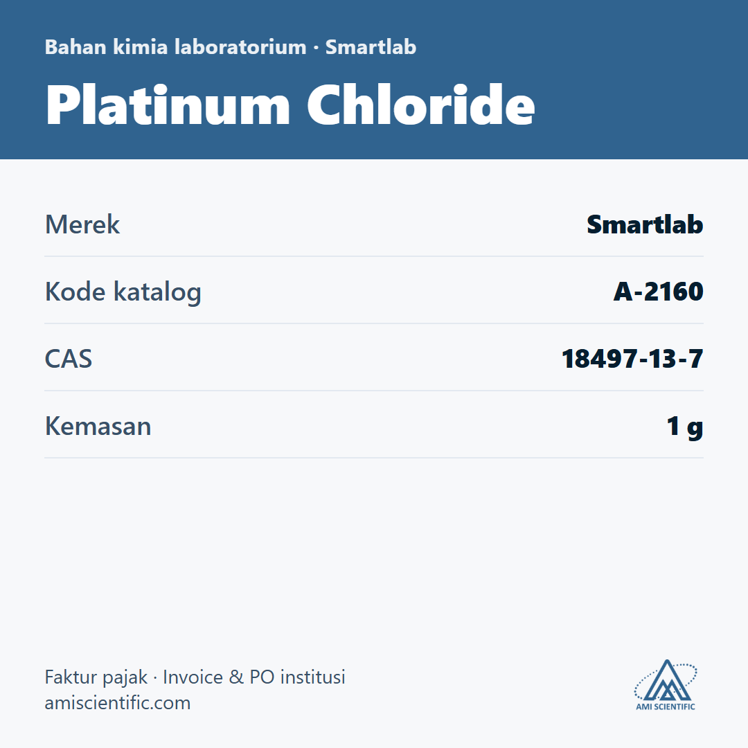 Platinum Chloride, CAS 18497-13-7, 1 g – Smartlab A-2160