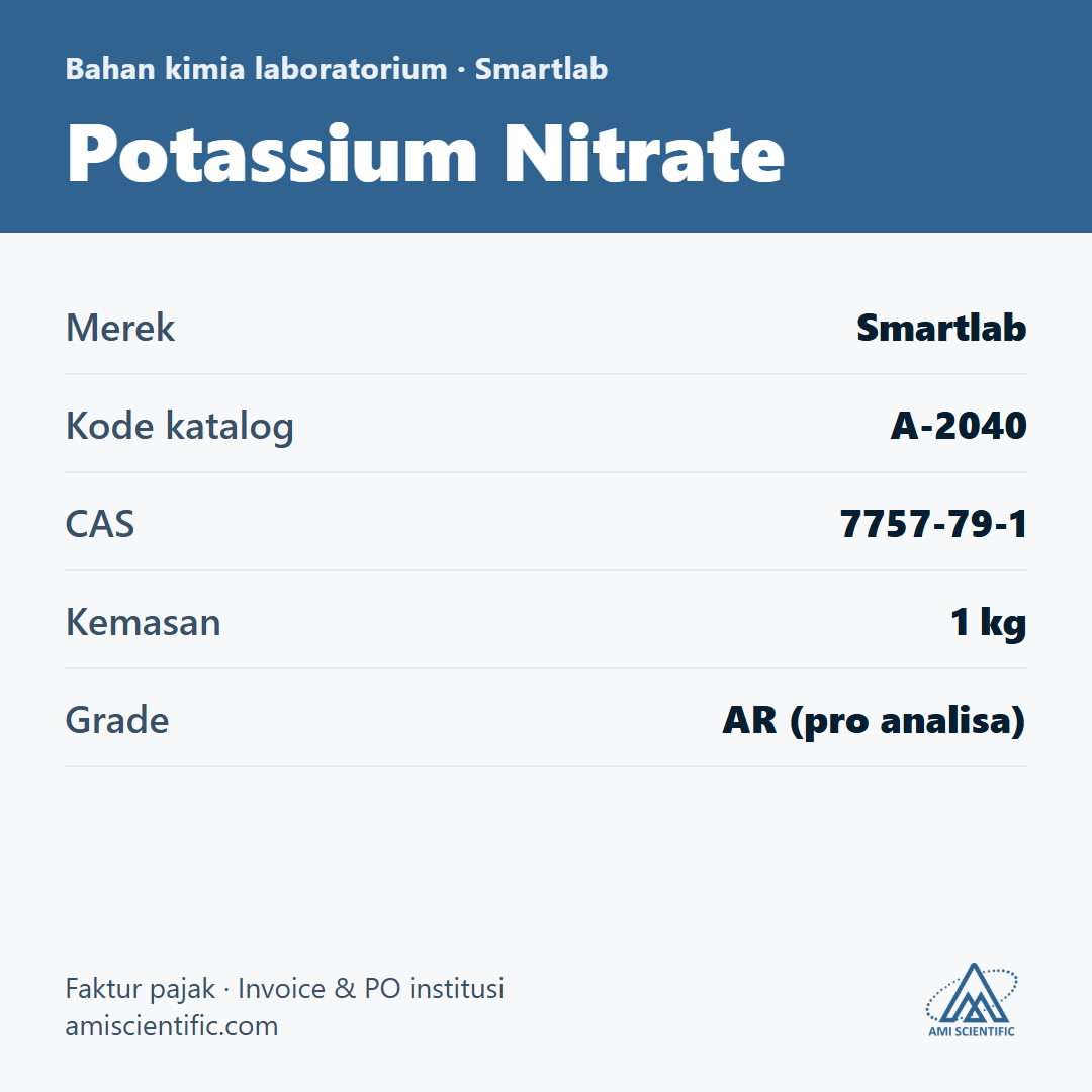 Potassium Nitrate, CAS 7757-79-1, 1 kg – Smartlab A-2040