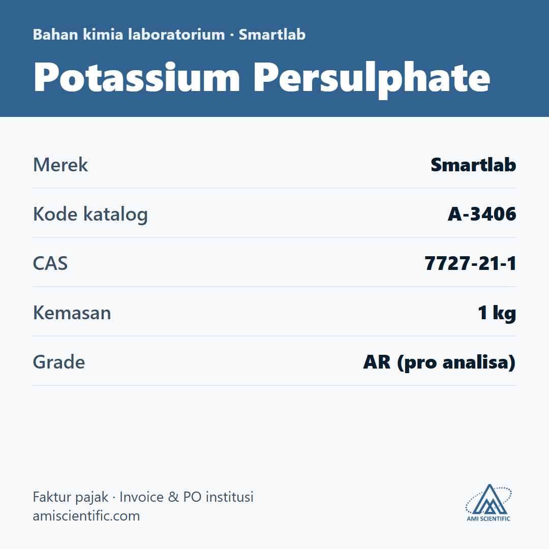 Potassium Persulphate, CAS 7727-21-1, 1 kg – Smartlab A-3406