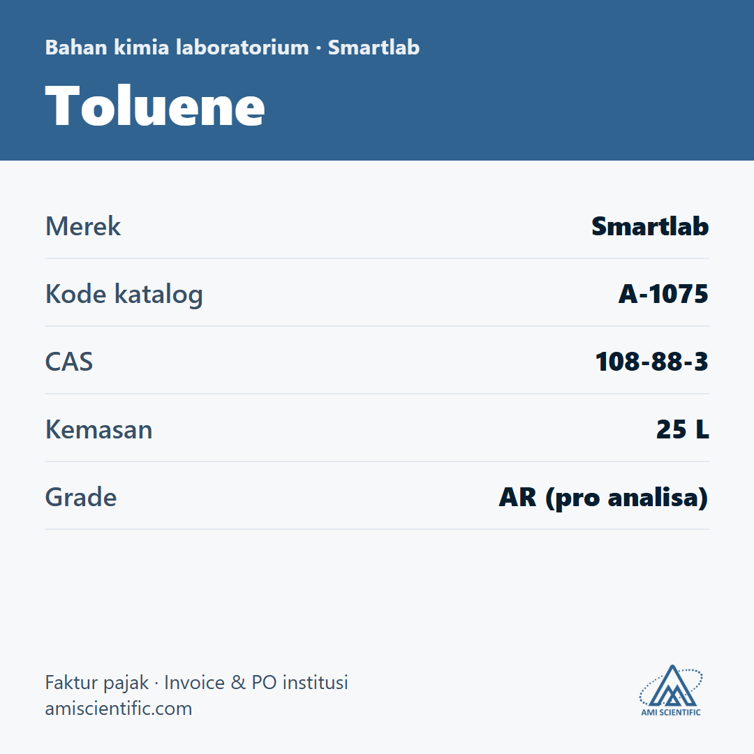Toluene, CAS 108-88-3, 25 L – Smartlab A-1075
