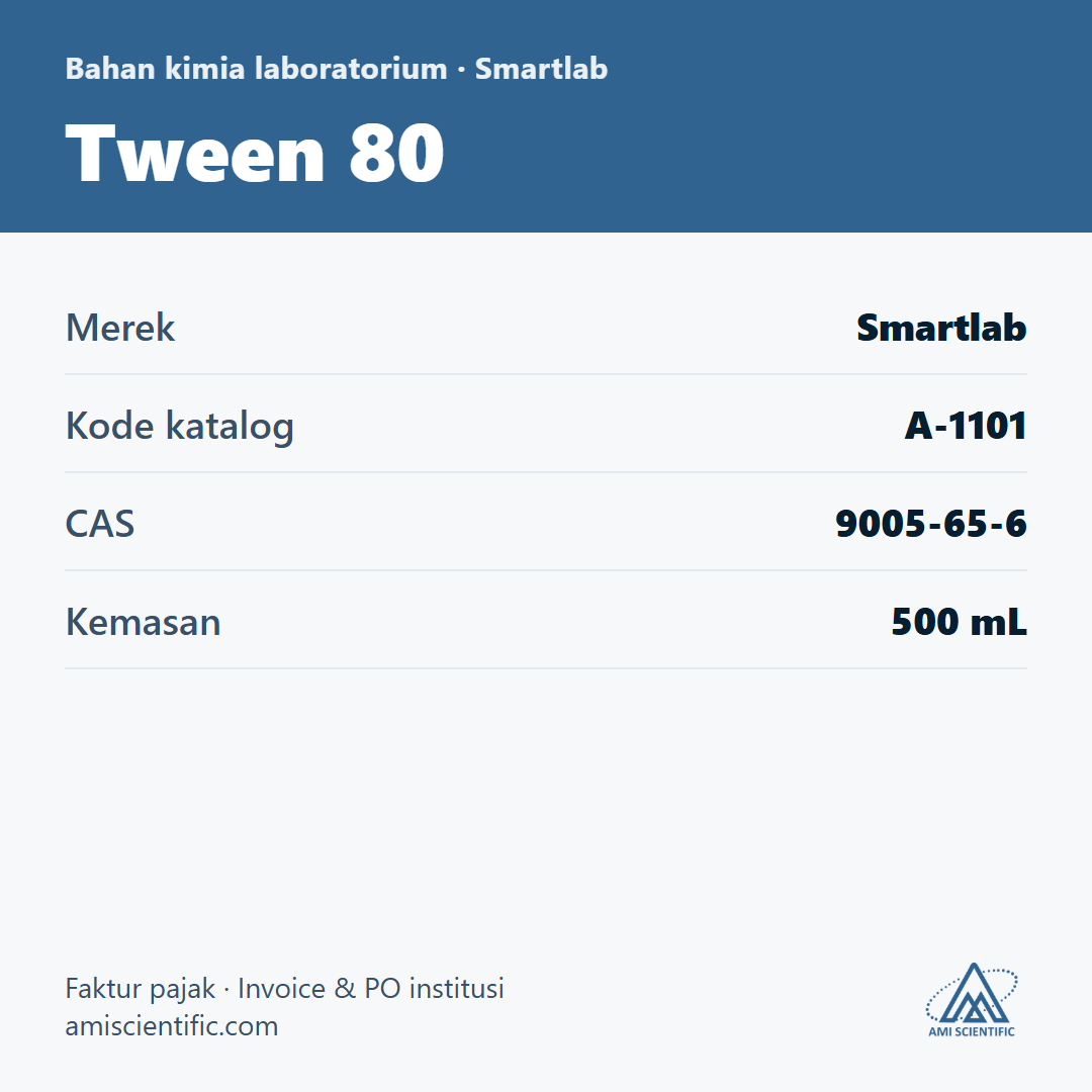 Tween 80, CAS 9005-65-6, 500 mL – Smartlab A-1101