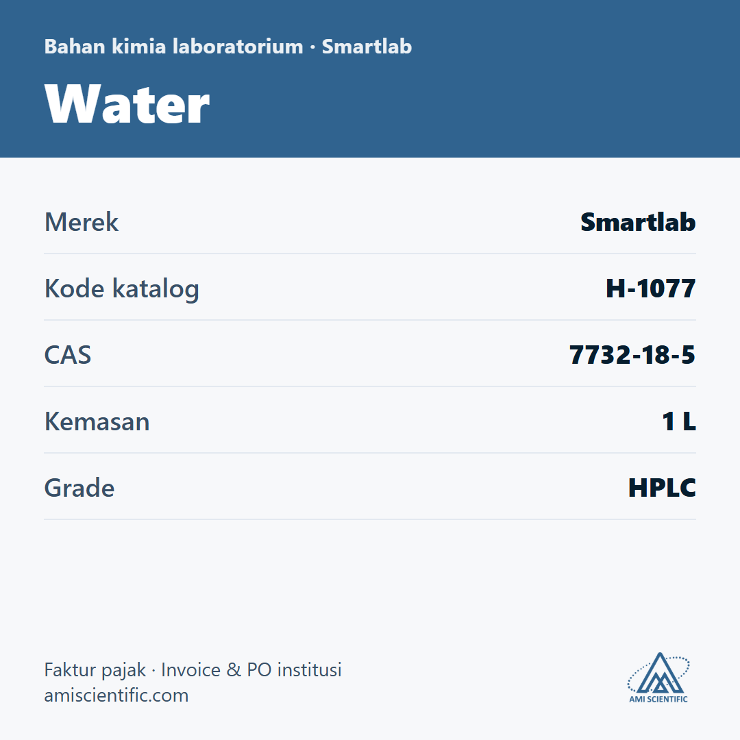 Water, CAS 7732-18-5, 1 L – Smartlab H-1077
