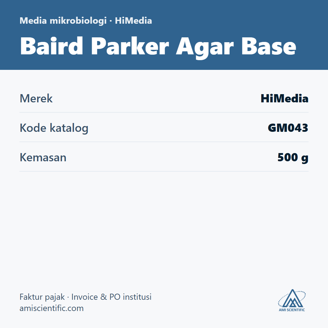 Baird Parker Agar Base, 500 g – HiMedia GM043