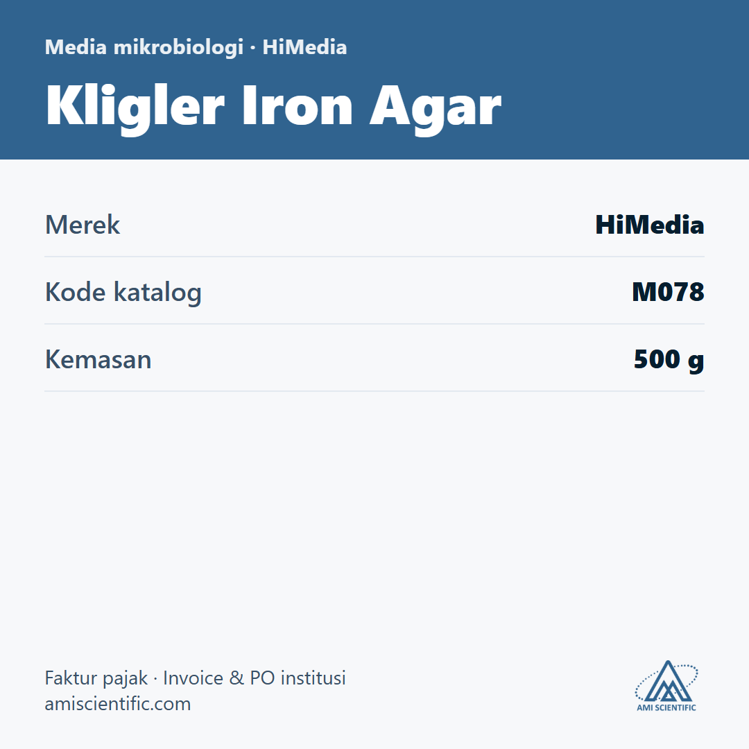 Kligler Iron Agar, 500 g – HiMedia M078