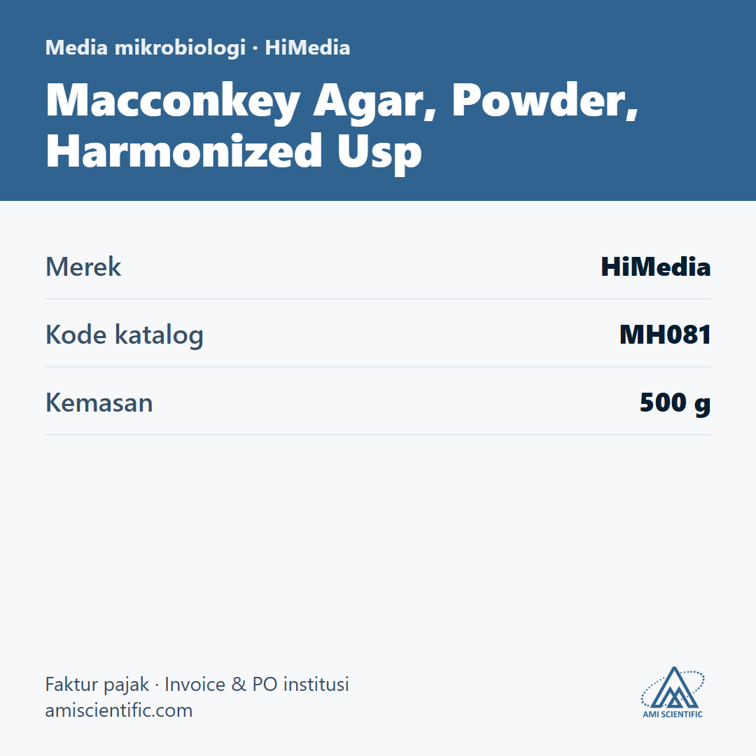 Macconkey Agar, Powder, Harmonized Usp, 500 g – HiMedia MH081
