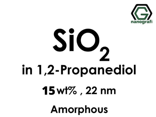 Silicon Dioxide (SiO2) Nanopowder/Nanoparticles Dispersion in 1, 2-Propanediol