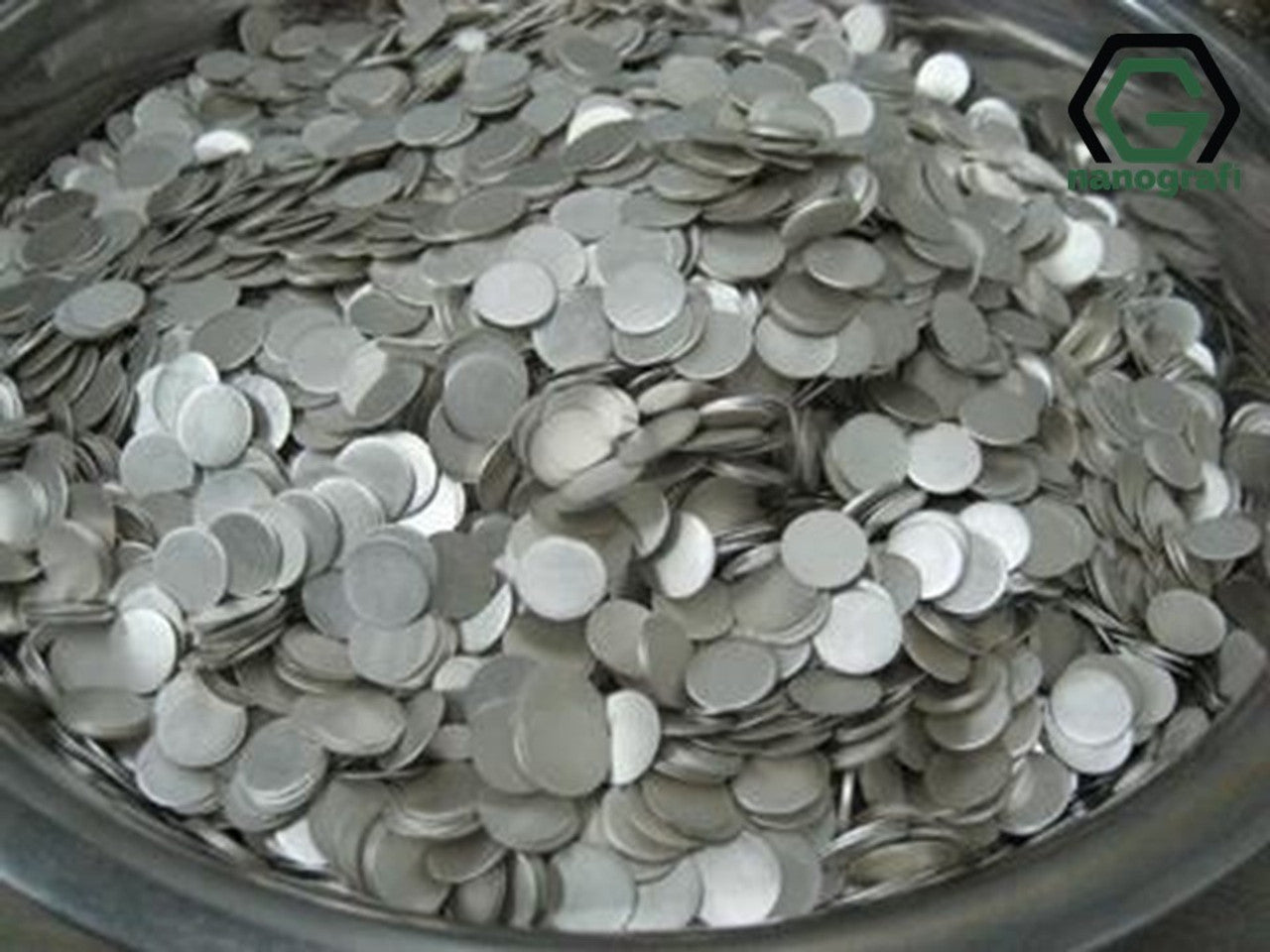NG 11.03.01.Coin Cell Materials
Lithium Chips for Coin Cell Materials, Diameter: 16 mm, Thickness: 0.6 mm, 1500 pieces 1 Bottle