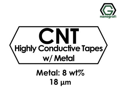 Carbon Nanotubes Highly Conductive Tapes with Metal 8%