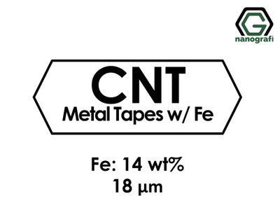 Carbon Nanotubes Metal Tapes with Iron (Fe) 14 wt%