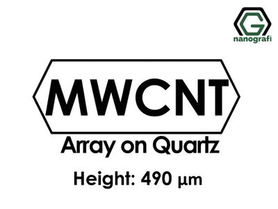 Multi Walled Carbon Nanotubes Array on Quartz