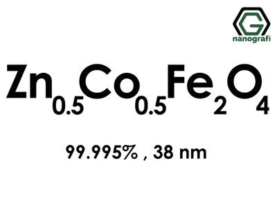 Zinc Cobalt Iron Oxide (Zn0.5Co0.5Fe2O4) Nanopowder/Nanoparticles