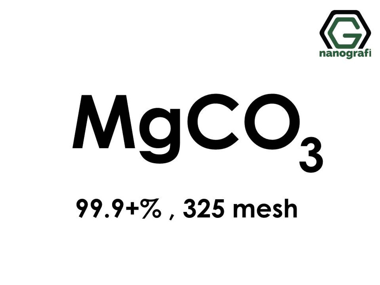 NG 6.04.02.Magnesium Carbonate Micron Powder
Magnesium Carbonate (MgCO3) Micron Powder, Purity: 99.9+%, Size: 325 mesh 5 g