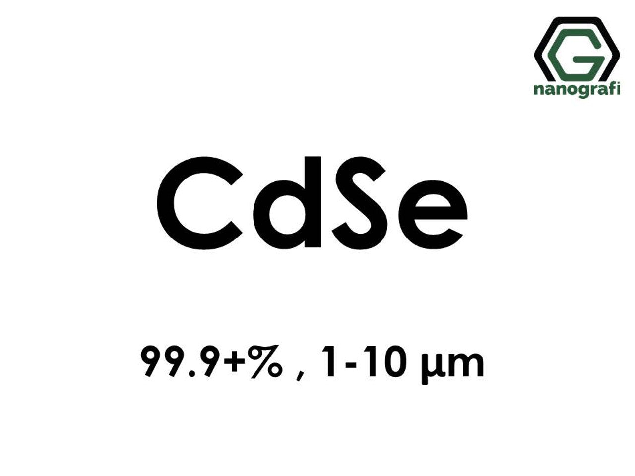 NG 6.02.03.Cadmium Selenide (CdSe) Micron Powder
Cadmium Selenide (CdSe) Micron Powder, Purity: 99.9+%, Size: 1-10 µm 5 g