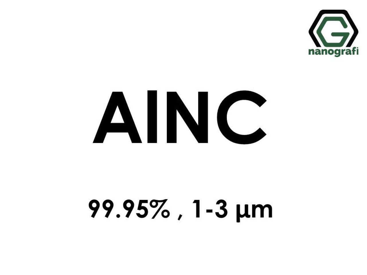 NG 6.02.04.Carbon Aluminum Nitride (AlNC) Micron Powder
Carbon Aluminum Nitride (AlNC) Micron Powder, Purity: 99.95%, Size: 1-3 µm 25 g