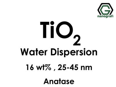 Titanium Dioxide (TiO2) Nanopowder/Nanoparticles Dispersion in Water