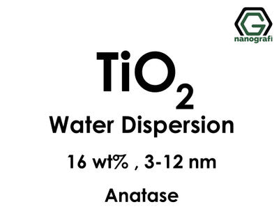 Titanium Dioxide (TiO2) Nanopowder/Nanoparticles Dispersion in Water
