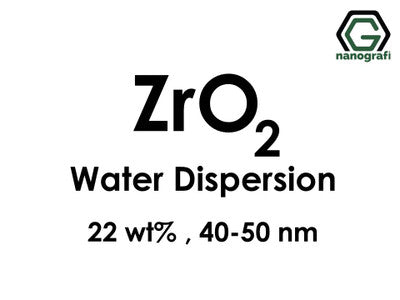 Zirconium Oxide (ZrO2) Nanopowder/Nanoparticles Water Dispersion