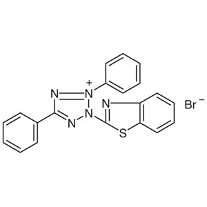 TCI B0333-100MG 55699-64-4 2-(2-Benzothiazolyl)-3,5-diphenyltetrazolium Bromide
