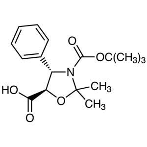 TCI B4127-200MG 143527-70-2 (4S,5R)-3-(tert-Butoxycarbonyl)-2,2-dimethyl-4-phenyl-1,3-oxazolidine-5-carboxylic Acid
