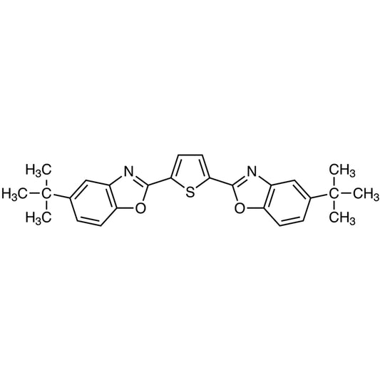 TCI B4221 7128-64-5 2,5-Bis(5-tert-butil-2-benzoxazolil)tiofen (dimurnikan dengan sublimasi)