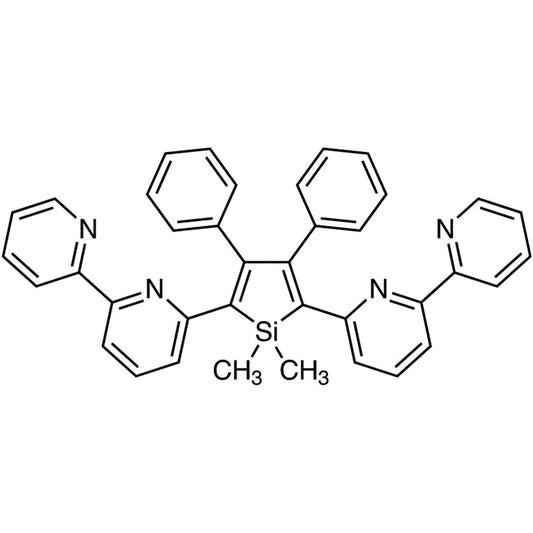 TCI B4233-200MG 350042-00-1 2,5-Bis(2,2'-bipiridin-6-il)-1,1-dimetil-3,4-difenilsilol