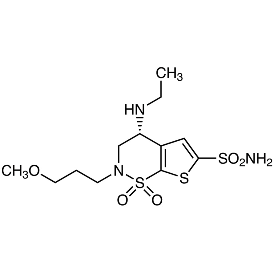 TCI B4258 138890-62-7 Brinzolamide — struktur kimia